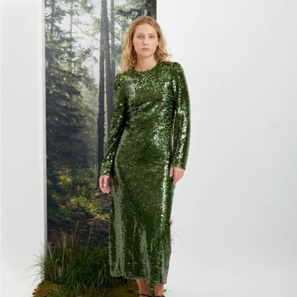 Sister Jane Ghospell Daria Sequin Midi Dress—Size M